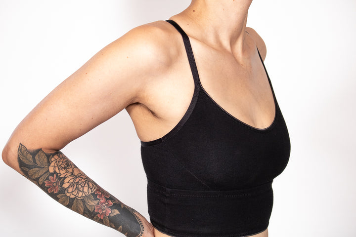 Organic Cotton Longline Racerback Camisole