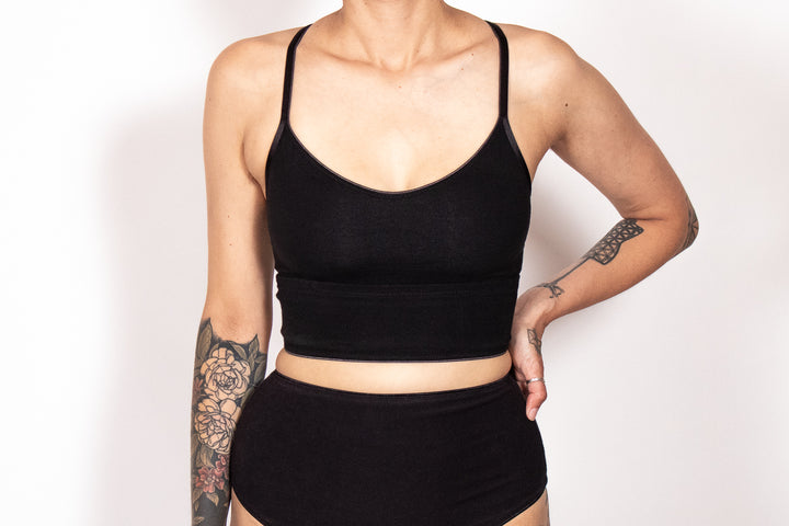 Organic Cotton Longline Racerback Camisole