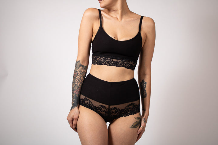 Valencia Organic Cotton & Lace Camisole